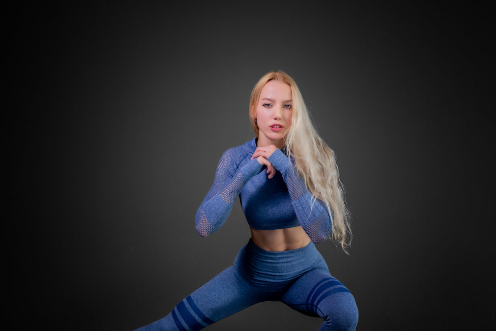 Long Sleeve Set - Saphire Blue