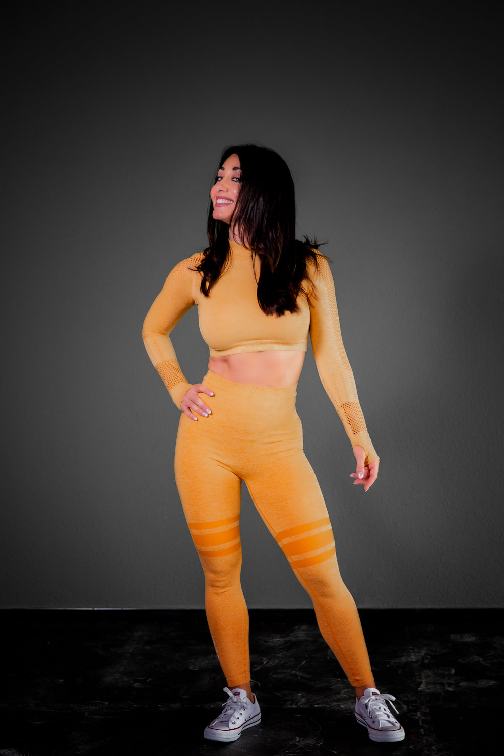 Long Sleeve Set - Honey Yellow