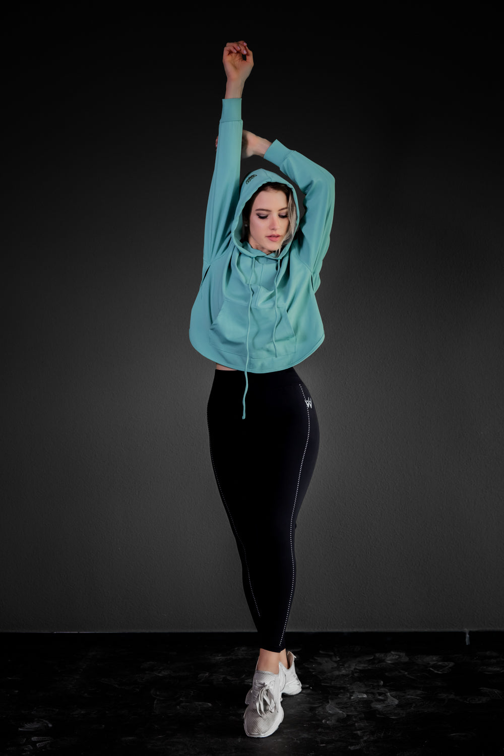 Hoodie - Caribe Green